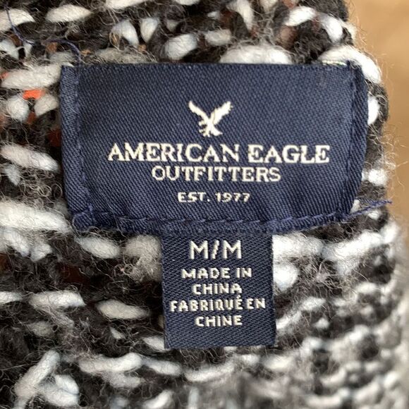 Black Sweater Wool Blend‎ Drop Shoulder American Eagle women's medium - Picture 6 of 9